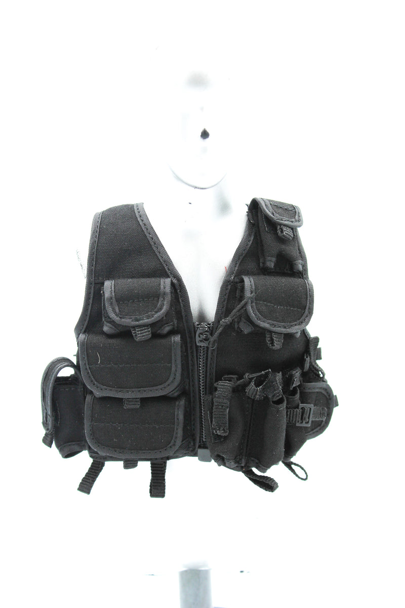Load image into Gallery viewer, OSN Saturn Police - Black Tactical Vest
