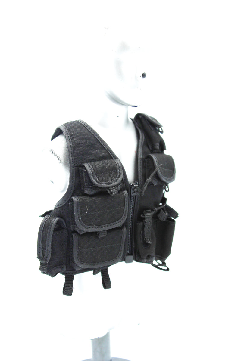 Load image into Gallery viewer, OSN Saturn Police - Black Tactical Vest
