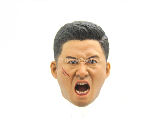 Wolf Warrior - Asian Male Yelling Head Sculpt