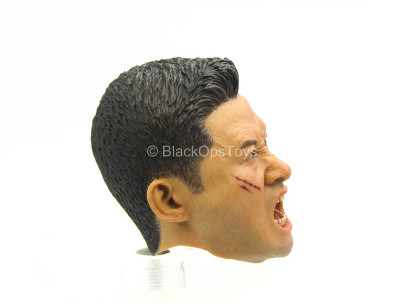 Load image into Gallery viewer, Wolf Warrior - Asian Male Yelling Head Sculpt
