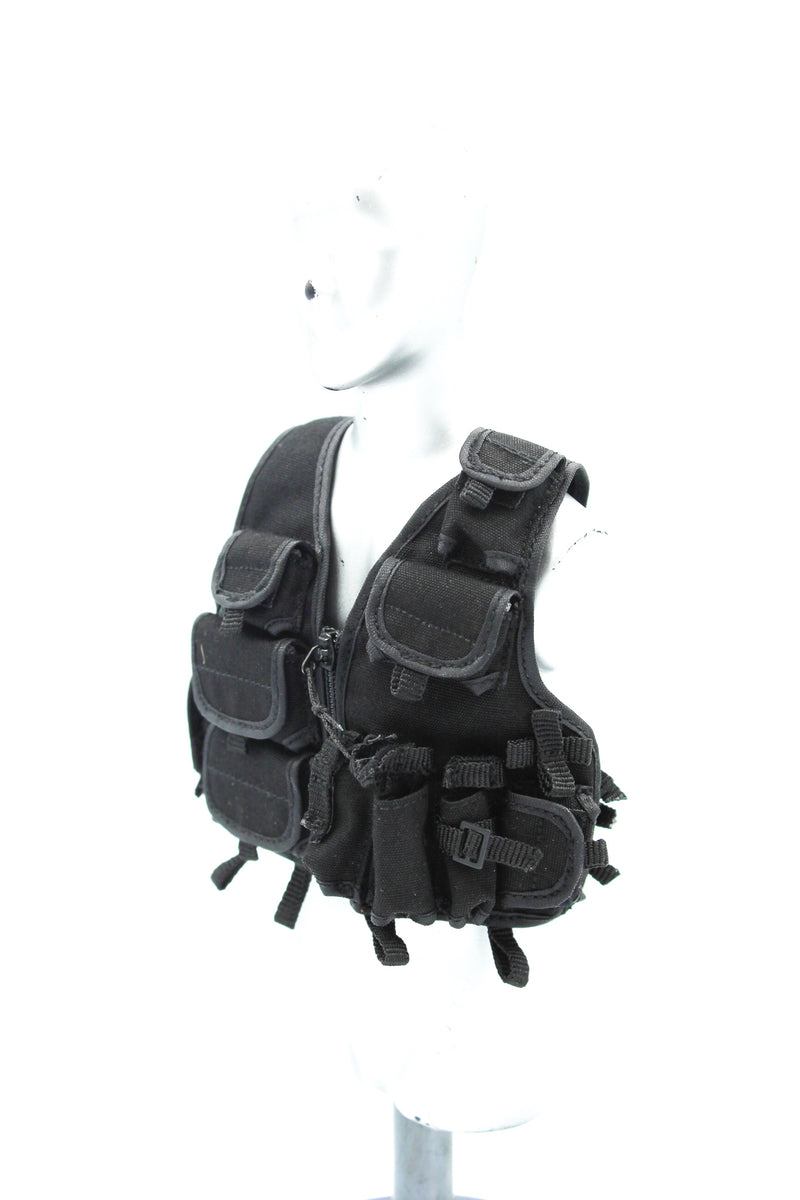 Load image into Gallery viewer, OSN Saturn Police - Black Tactical Vest
