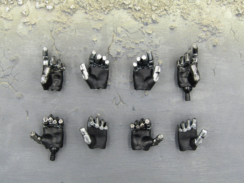 Load image into Gallery viewer, Star Wars Captain Phasma Chrome Gloved Hands Set x8
