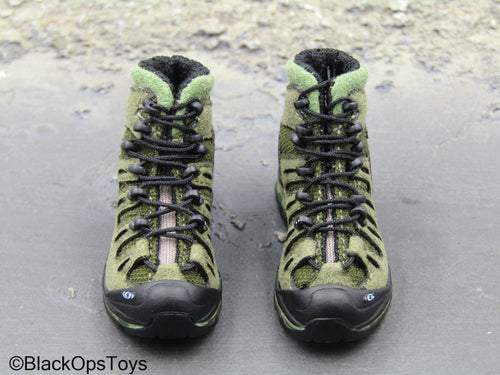 SMU CCT Tier 1 Op. - Green Cloth Combat Boots (Peg Type)