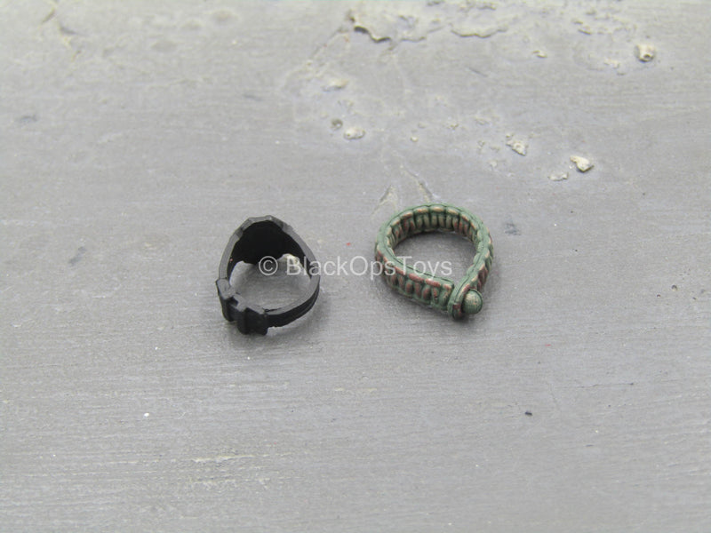 Load image into Gallery viewer, Wolf Warrior - Black Watch &amp; Bracelet
