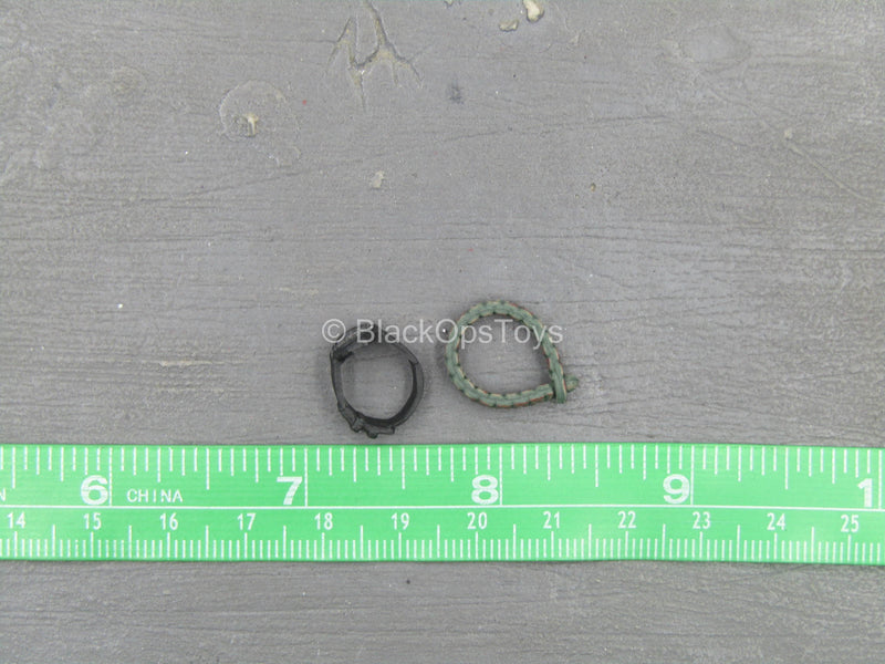 Load image into Gallery viewer, Wolf Warrior - Black Watch &amp; Bracelet
