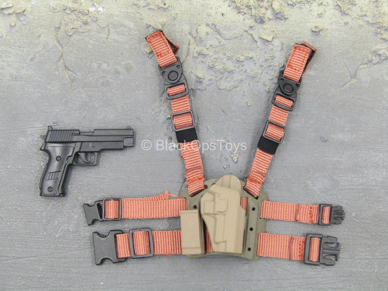 Load image into Gallery viewer, Wolf Warrior - P226 Pistol w/Drop Leg Holster
