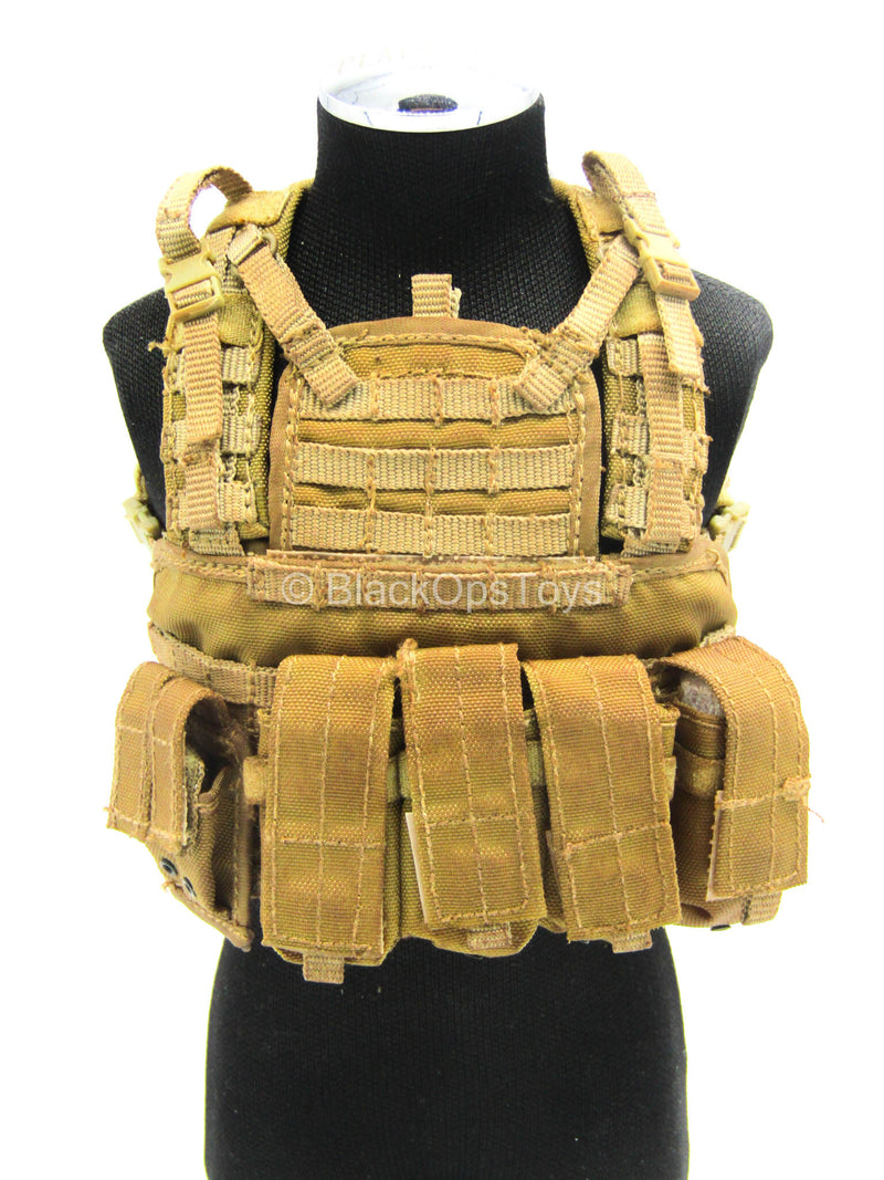 Load image into Gallery viewer, Wolf Warrior - Tan MOLLE Chest Rig
