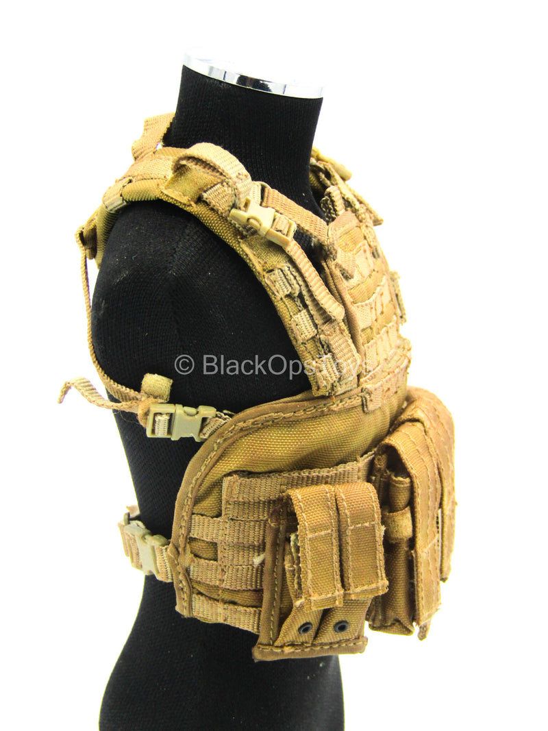 Load image into Gallery viewer, Wolf Warrior - Tan MOLLE Chest Rig
