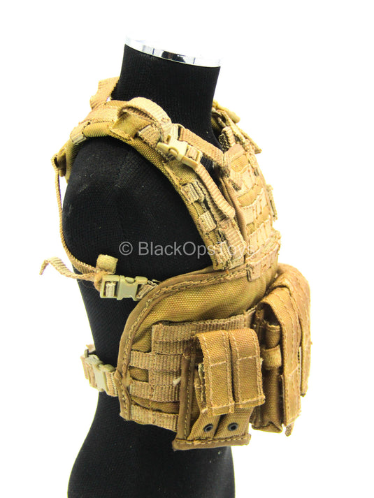Wolf Warrior - Tan MOLLE Chest Rig