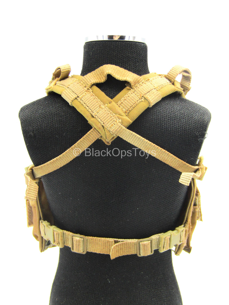 Load image into Gallery viewer, Wolf Warrior - Tan MOLLE Chest Rig
