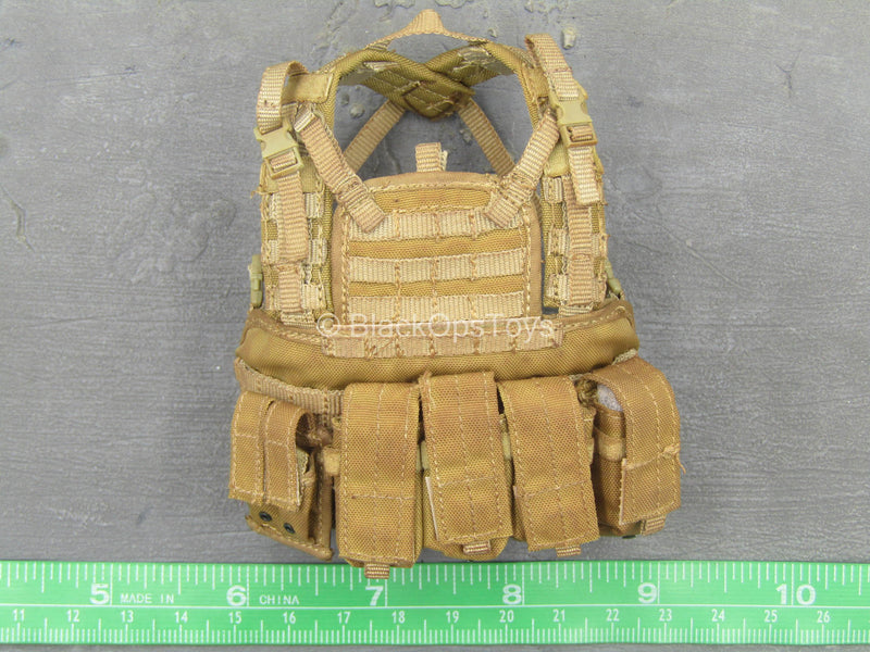 Load image into Gallery viewer, Wolf Warrior - Tan MOLLE Chest Rig
