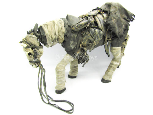 Weathered Undead Horse w/Weathered Saddle & Gear Set