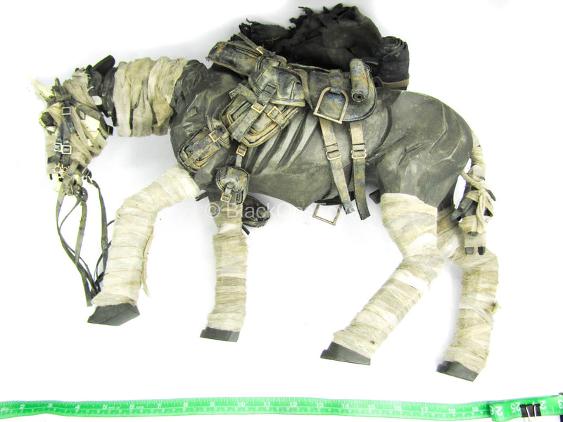 Load image into Gallery viewer, Weathered Undead Horse w/Weathered Saddle &amp; Gear Set
