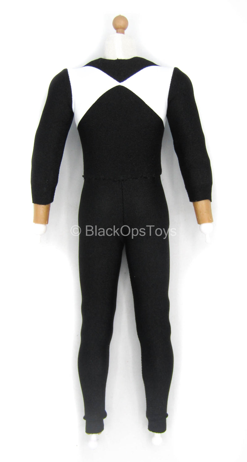 Load image into Gallery viewer, Golden Black Hero - Male Body w/Black &amp; White Bodysuit
