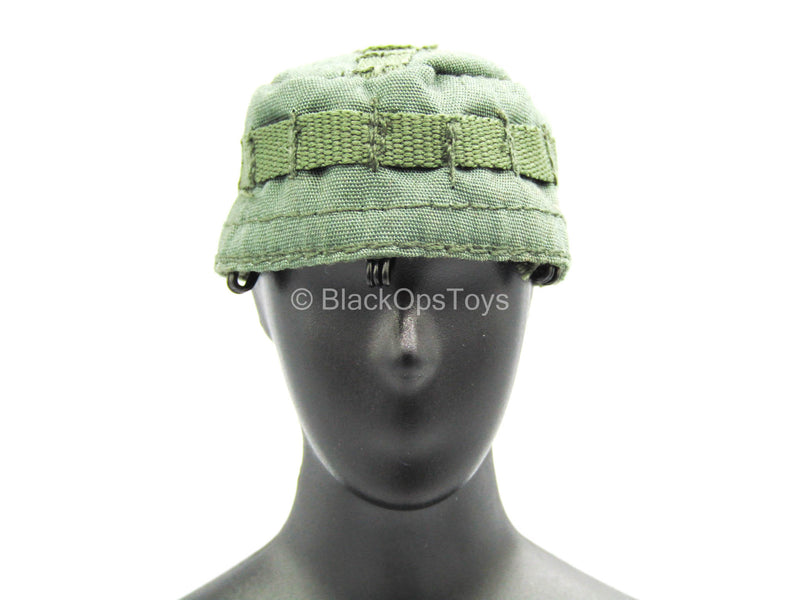 Load image into Gallery viewer, WWII - German Fallschirmjäger - Green Helmet Cover
