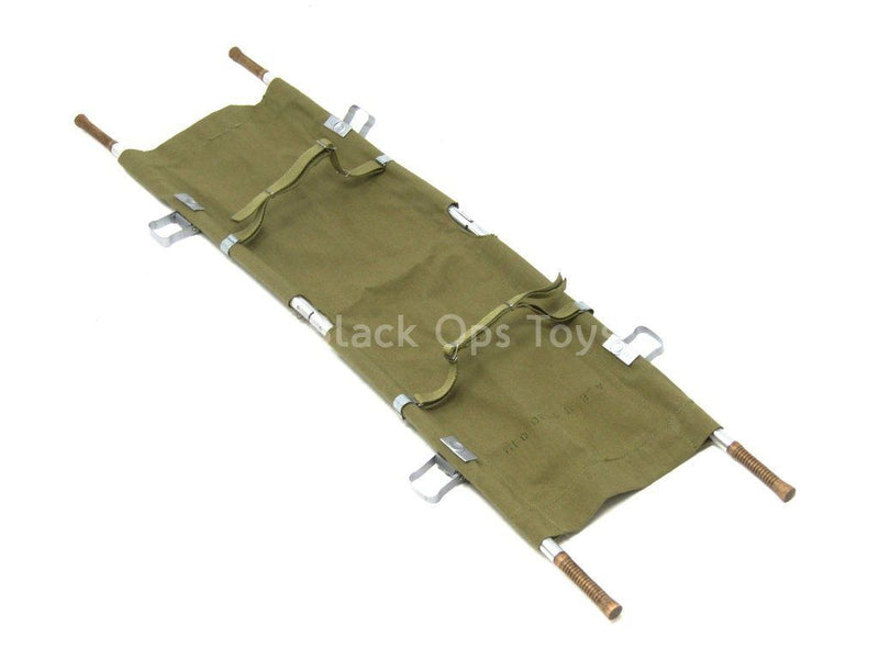 Load image into Gallery viewer, WWII - Combat Medic Dixon - Tan Fabric Triage Stretcher
