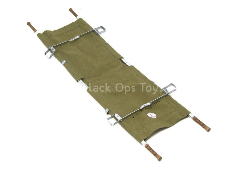 Load image into Gallery viewer, WWII - Combat Medic Dixon - Tan Fabric Triage Stretcher
