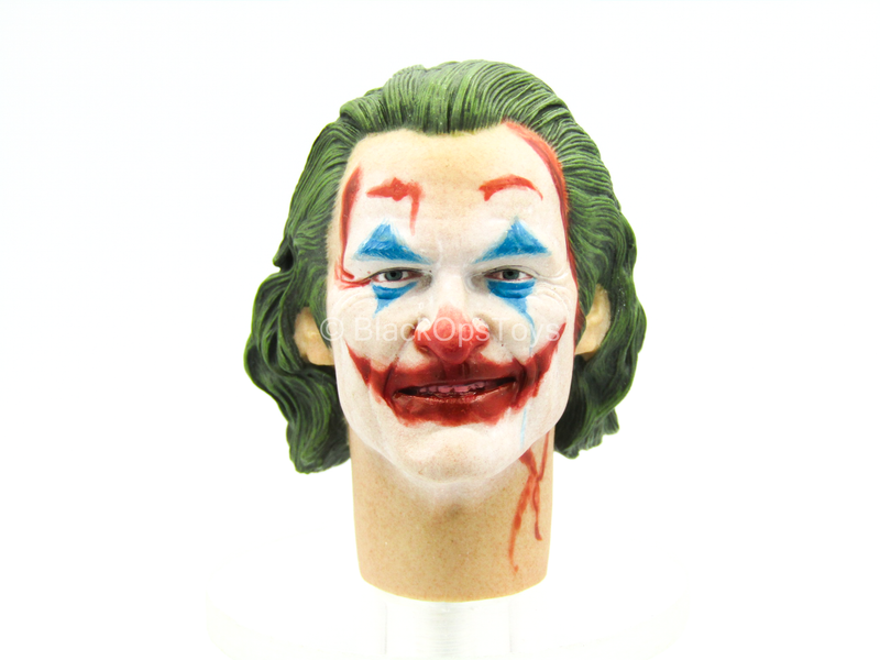 Load image into Gallery viewer, The Humorist - Bloody Male Head Sculpt w/Green Hair
