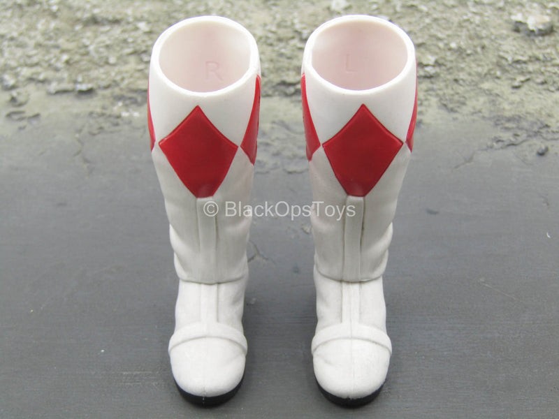 Load image into Gallery viewer, Golden Red Hero - White &amp; Red Boots (Peg Type)
