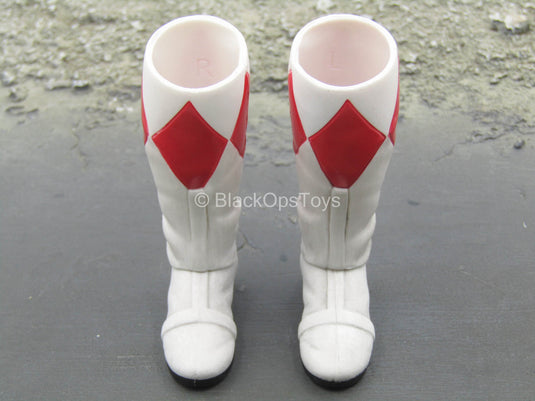 Golden Red Hero - White & Red Boots (Peg Type)