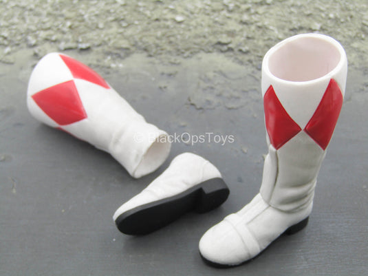 Golden Red Hero - White & Red Boots (Peg Type)