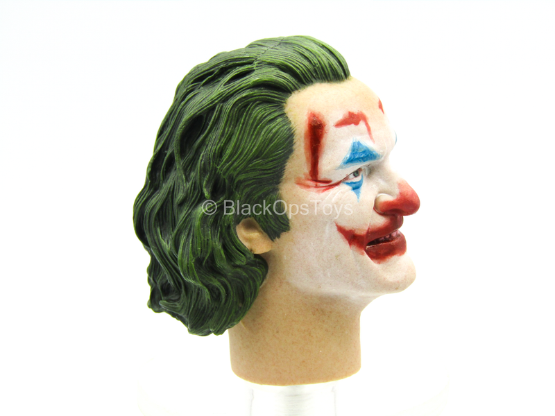 Load image into Gallery viewer, The Humorist - Bloody Male Head Sculpt w/Green Hair
