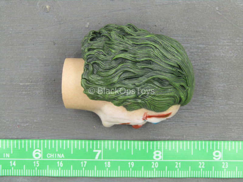 Load image into Gallery viewer, The Humorist - Bloody Male Head Sculpt w/Green Hair
