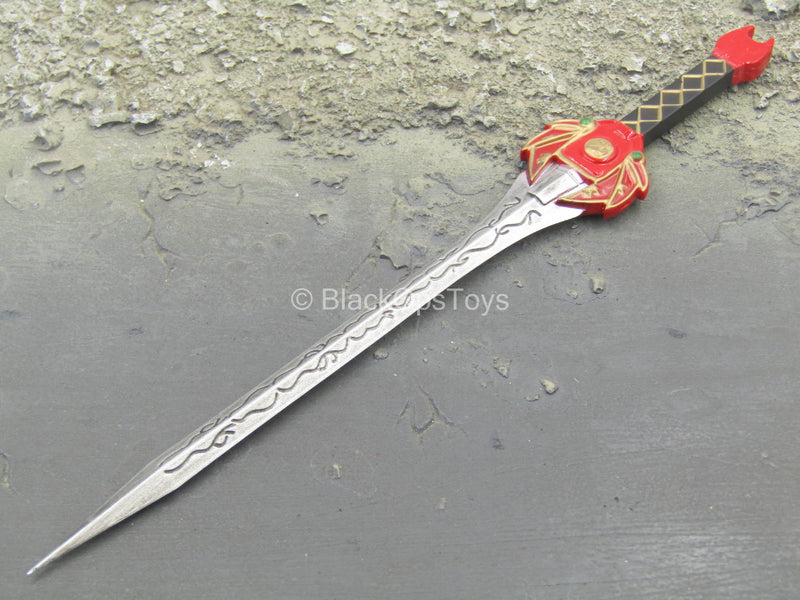 Load image into Gallery viewer, Golden Red Hero - Futuristic Sword
