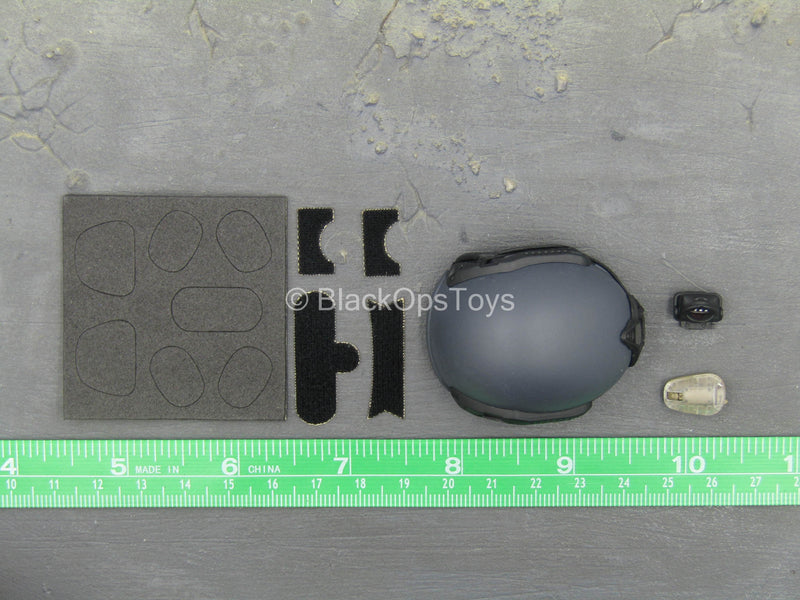 Load image into Gallery viewer, British - Street MPS - Grey FAST Helmet w/Light Set
