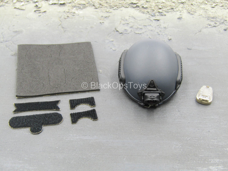 Load image into Gallery viewer, British - Street MPS - Grey FAST Helmet w/Light Set

