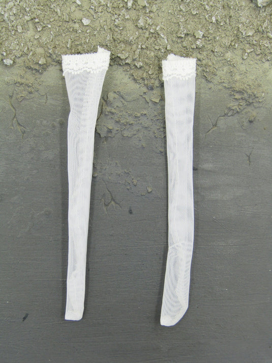 Lace Cheongsam (White) Stockings