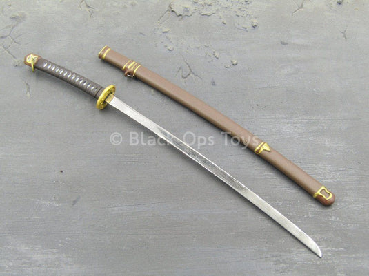 WWII - 77th Infantry Captain Sam - Shin Gunto Blade & Sheath