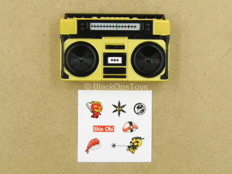 Load image into Gallery viewer, 1/12 - Golden Dragon - Gomez - Gold Like Boombox w/Stickers
