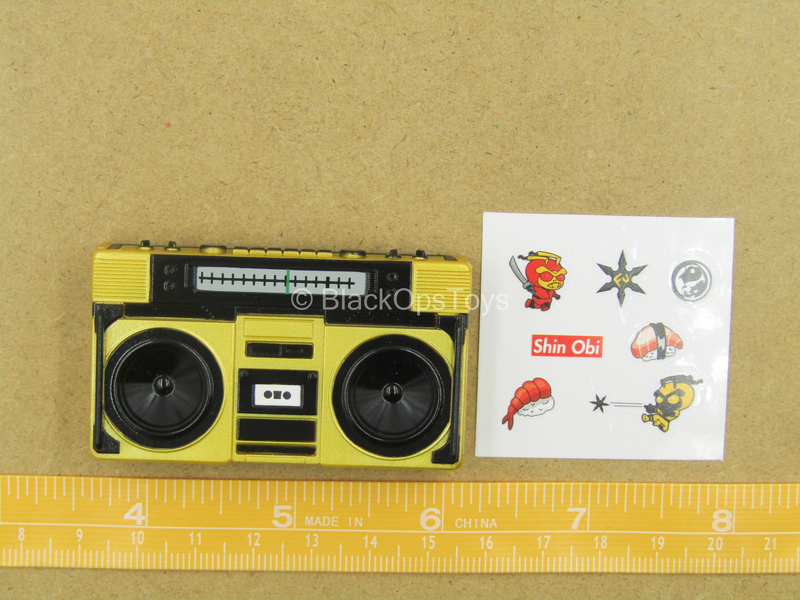Load image into Gallery viewer, 1/12 - Golden Dragon - Gomez - Gold Like Boombox w/Stickers
