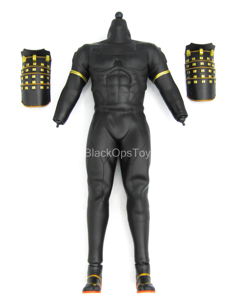 Load image into Gallery viewer, Ninja Batman - Black Male Body w/Body Suit &amp; Magnetic Armor
