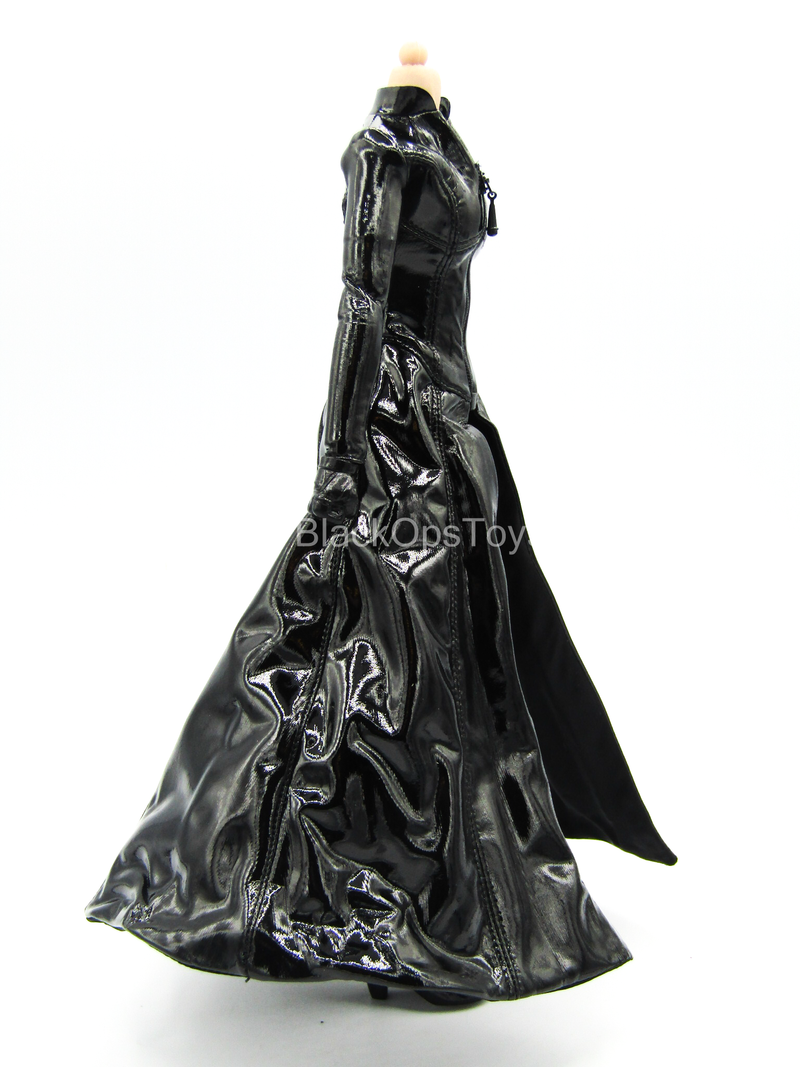 Load image into Gallery viewer, Guidance - Wired Black Leather Like Coat
