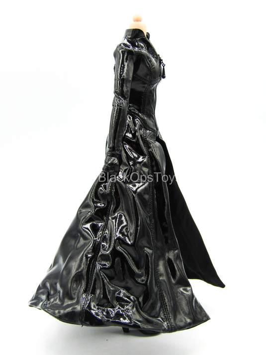 Guidance - Wired Black Leather Like Coat
