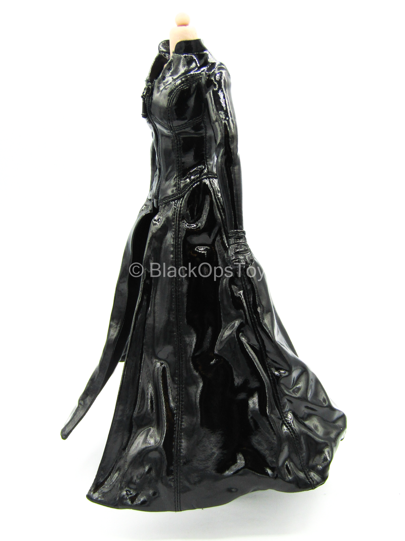 Load image into Gallery viewer, Guidance - Wired Black Leather Like Coat
