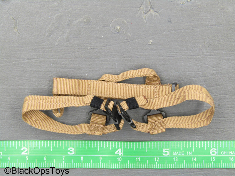 Load image into Gallery viewer, USMC SRT - Tan Rappelling Harness w/Detachable Leg Loops
