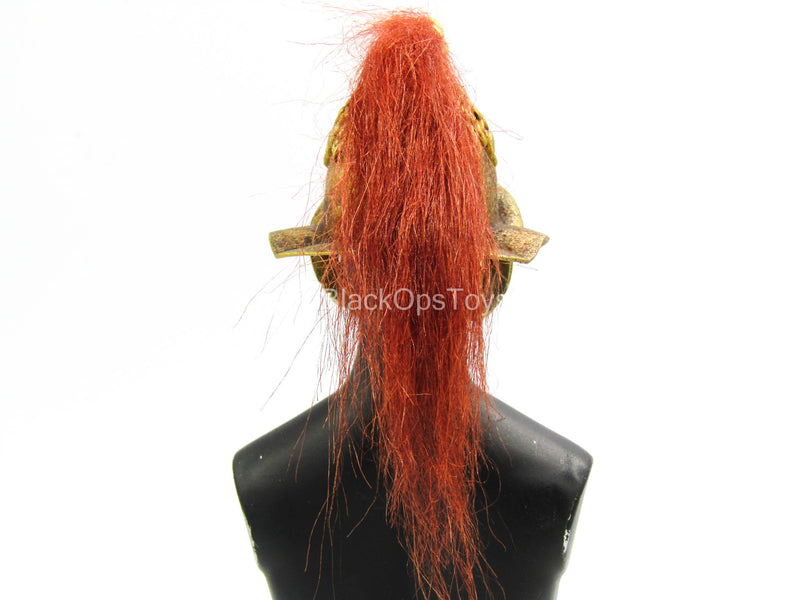 Load image into Gallery viewer, Empire Legion Undefeated Myth - Metal Gold Like Gladiator Helmet
