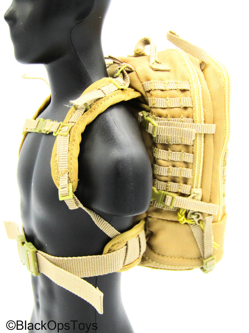 Load image into Gallery viewer, USMC Dog Trainer - Tan Backpack w/MOLLE
