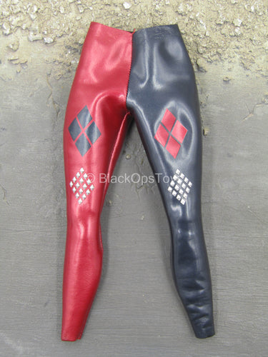 Batman Arkham Harley Quinn - Red & Black Female Pants