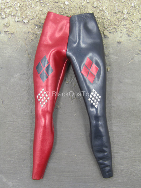 Batman Arkham Harley Quinn - Red & Black Female Pants