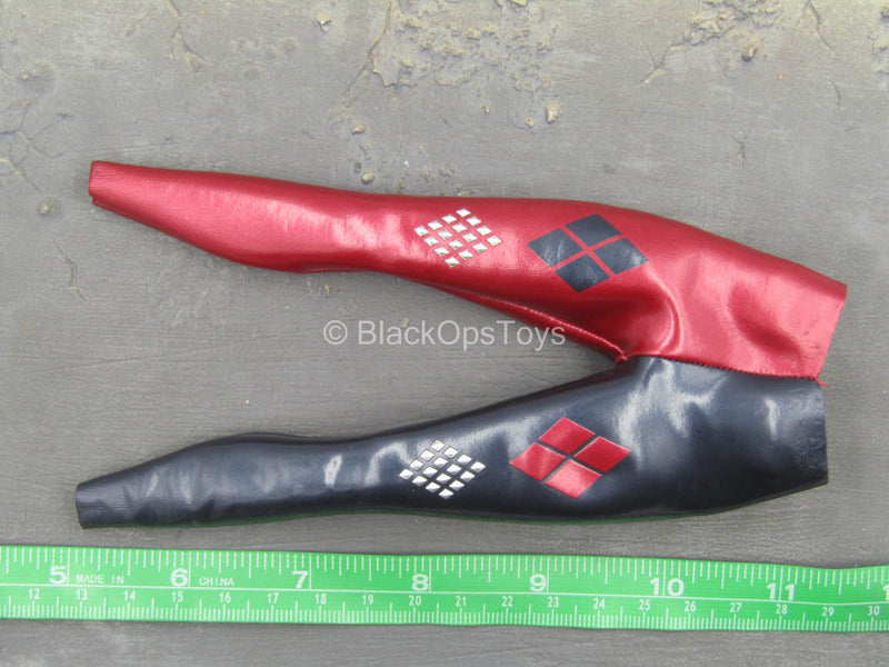 Load image into Gallery viewer, Batman Arkham Harley Quinn - Red &amp; Black Female Pants
