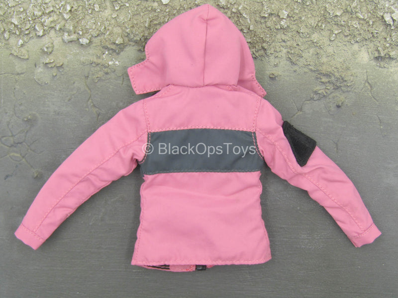 Load image into Gallery viewer, Pink Jacket &amp; Foliage Green Shirt w/Tan Pants &amp; Boots
