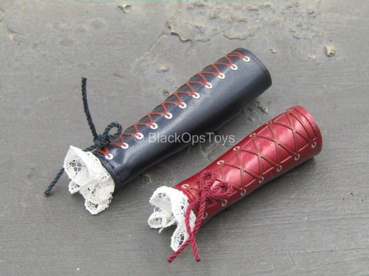 Batman Arkham Harley Quinn - Black & Red Arm Sleeves