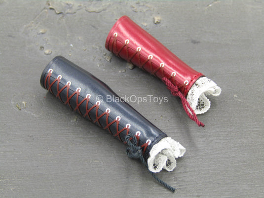 Batman Arkham Harley Quinn - Black & Red Arm Sleeves