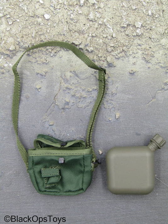 USMC Dog Trainer - Canteen w/Green Pouch (Read Desc)