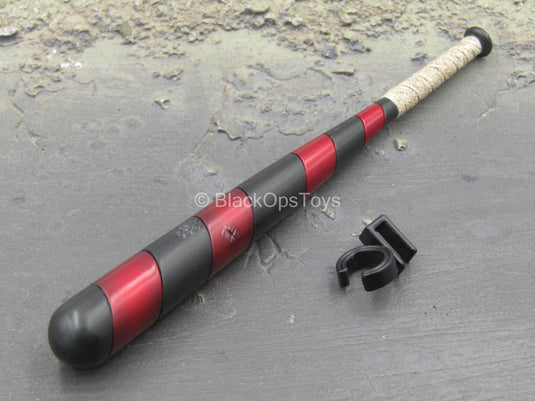 Batman Arkham Harley Quinn - Red & Black Baseball Bat w/Holster