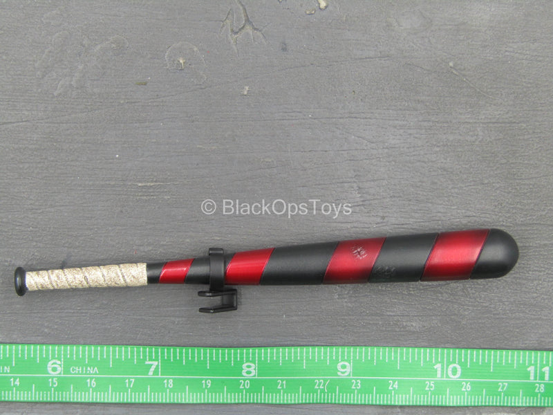 Load image into Gallery viewer, Batman Arkham Harley Quinn - Red &amp; Black Baseball Bat w/Holster
